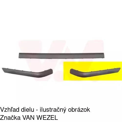 Lišta nárazníka 954896-8 /POLCAR/ - obr. 2