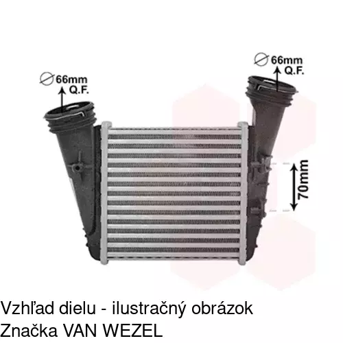 Chladiče vzduchu (Intercoolery) 9549J8-2 /POLCAR/ - obr. 1