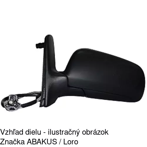 Vonkajšie zrkadlo 9550515M /POLCAR/ - obr. 3