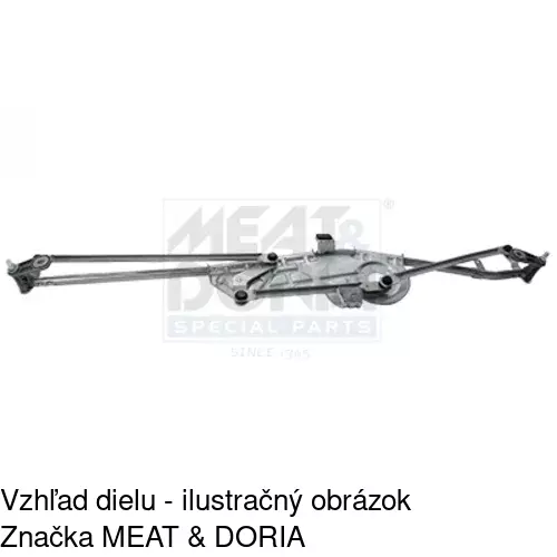 Náhon stieračov bez motora 9550MWP1 /POLCAR/ - obr. 3