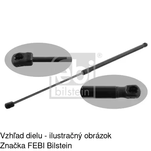 Plynová pružina 9555AS /POLCAR/ - obr. 1