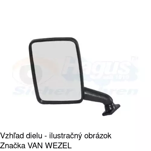 Vonkajšie zrkadlo 956551-M /POLCAR/ - obr. 1