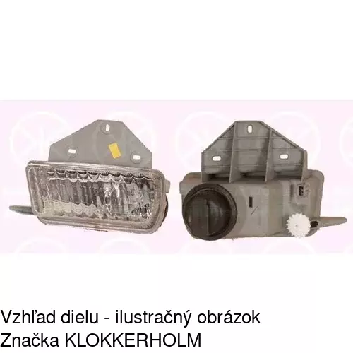 Hmlové svetlo - predné 9566290E /POLCAR/ - obr. 1