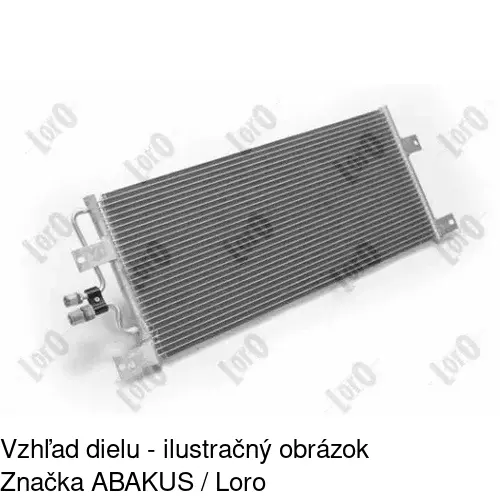 Chladiče klimatizácie 9566K8C1 /POLCAR/ - obr. 1