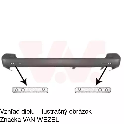 Zadný nárazník 956896-J /POLCAR/ - obr. 2