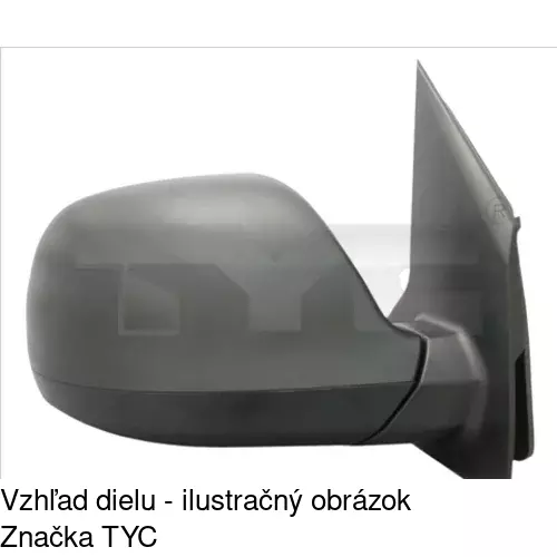 Rám vonkajšieho zrkadla 956954TE /POLCAR/ - obr. 3