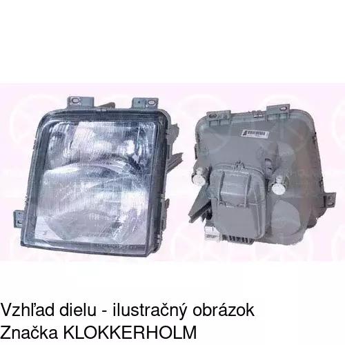 Hlavný reflektor 957110-E /POLCAR/ - obr. 1