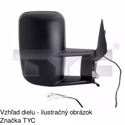 Vonkajšie zrkadlo 9571524E /POLCAR/