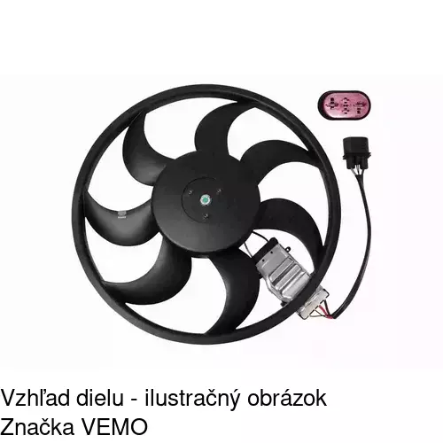 Ventilátor bez krytu / podpery 958023U6 /POLCAR/ - obr. 3