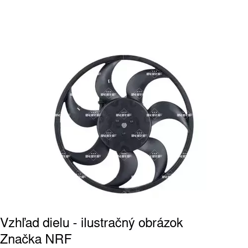 Ventilátor bez krytu / podpery 958023U6 /POLCAR/ - obr. 5