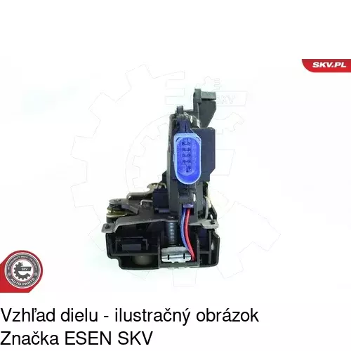 Vnútorná zámka dverí 9580ZC-2 /POLCAR/ - obr. 4