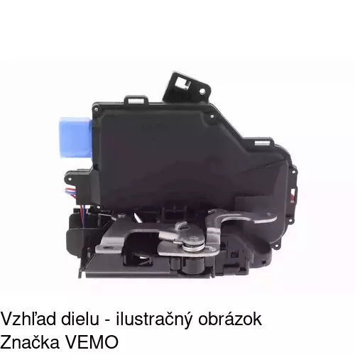 Vnútorná zámka dverí 9580ZC-3 /POLCAR/ - obr. 2