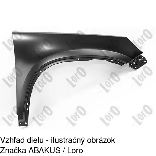 Predný blatník 958502 /POLCAR/ - obr. 1