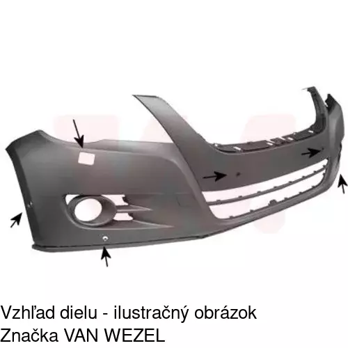 Predný nárazník 958507-2 /POLCAR/ - obr. 1