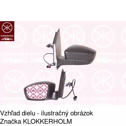 Vonkajšie zrkadlo 95A1513E /POLCAR/ - obr. 2