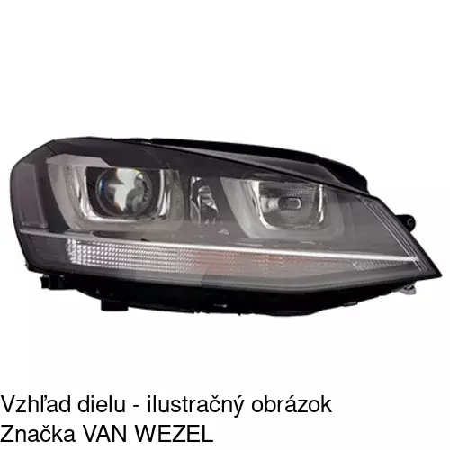 Hlavný reflektor 95C2102V /POLCAR/ - obr. 2