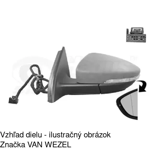 Vonkajšie zrkadlo 95D1515M /POLCAR/ - obr. 3