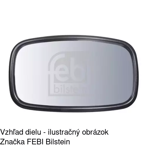 Vonkajšie univerzálne zrkadlo 99LU54-E /POLCAR/ - obr. 1