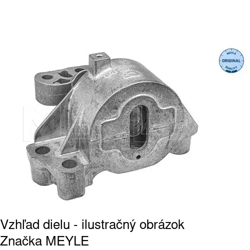 Silentblok motora FI-EM033 /POLCAR/ - obr. 1