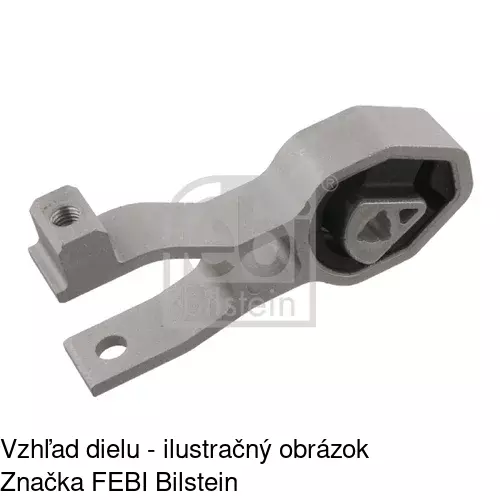 Silentblok prevodovky FI-EM040 /POLCAR/ - obr. 2