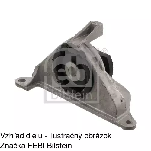 Silentblok motora FI-EM047 /POLCAR/ - obr. 1