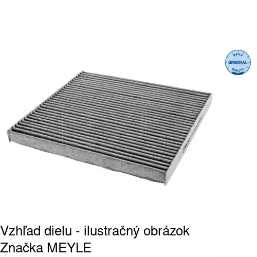 Kabínový filter s uhlíkom S11-1038 /POLCAR/ - obr. 3