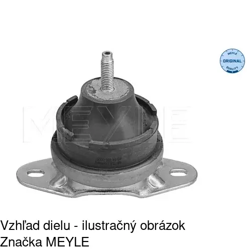 Silentblok motora S2223001 /POLCAR/ - obr. 4