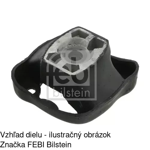 Silentblok motora POLCAR S2250007