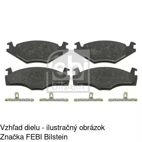 Brzdové dosky S70-0015 /POLCAR/ - obr. 5