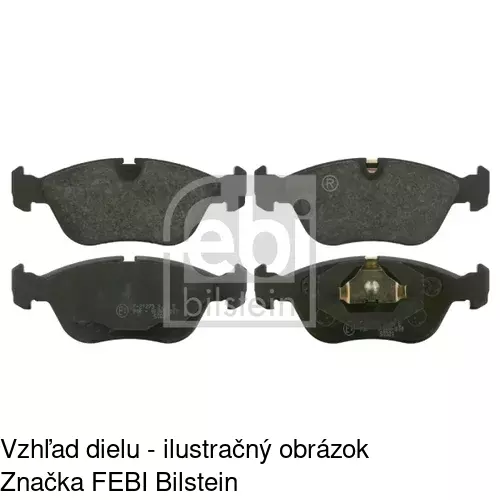 Brzdové dosky S70-0135 /POLCAR/ - obr. 3