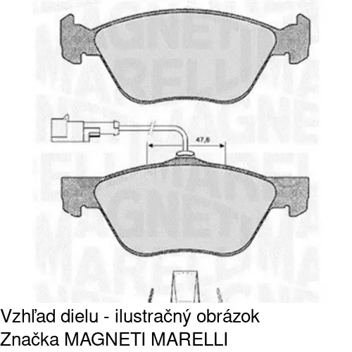 Brzdové dosky POLCAR S70-0191