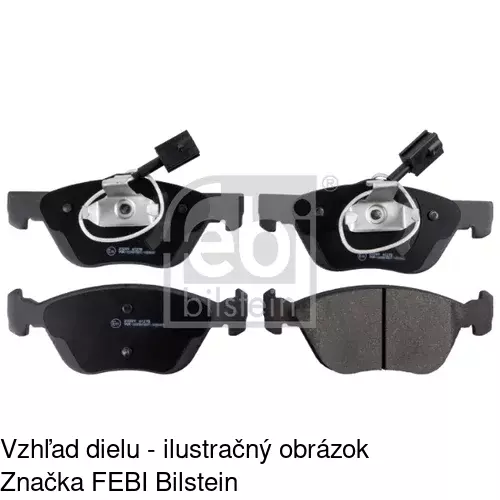 Brzdové dosky S70-0205 /POLCAR/ - obr. 5