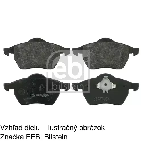 Brzdové dosky S70-0289 /POLCAR/ - obr. 5