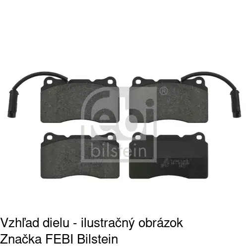 Brzdové dosky POLCAR S70-0303