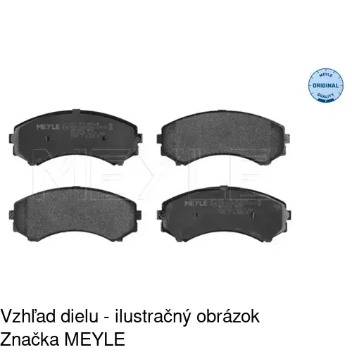 Brzdové dosky S70-0325 /POLCAR/ - obr. 3
