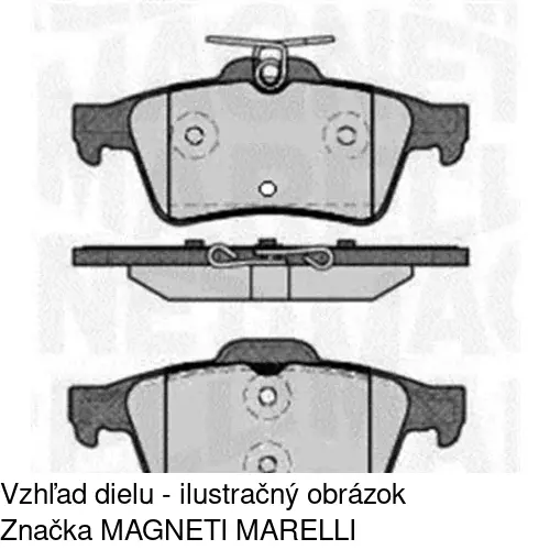 Brzdové dosky S70-1093 /POLCAR/ - obr. 2