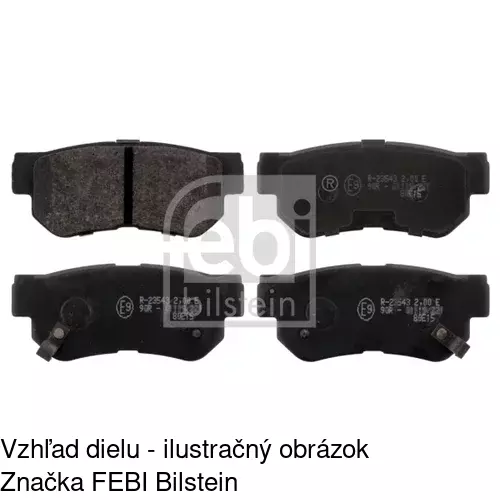 Brzdové dosky S70-1175 /POLCAR/ - obr. 3