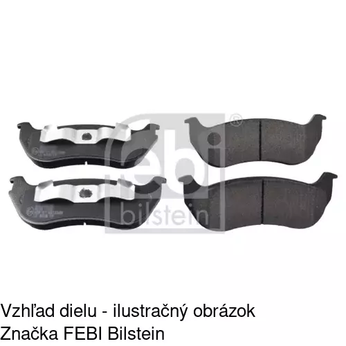 Brzdové dosky S70-1192 /POLCAR/ - obr. 5