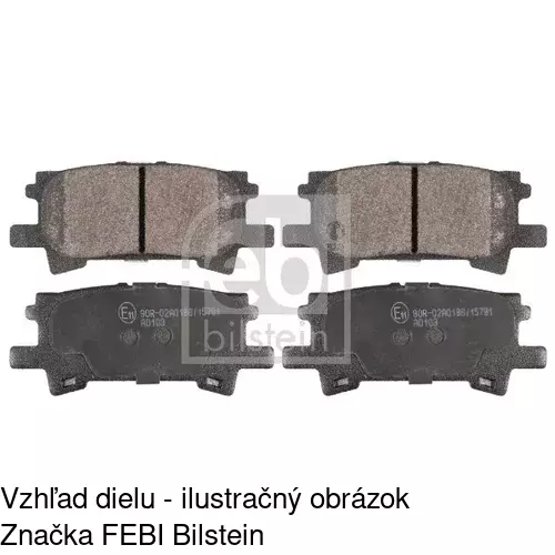 Brzdové dosky POLCAR S70-1571