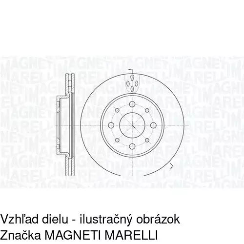 Brzdový kotúč POLCAR S71-0150