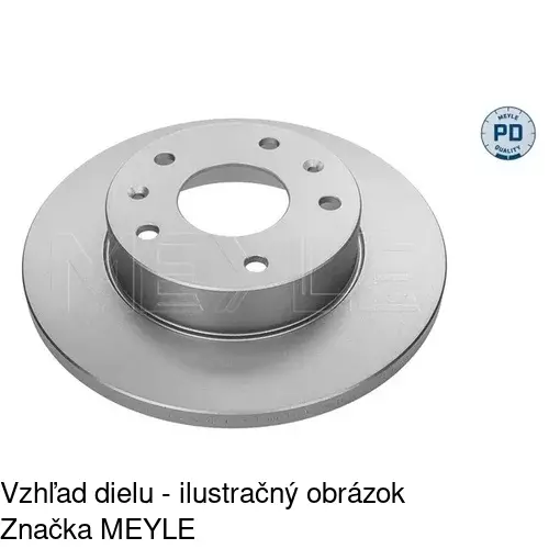 Brzdový kotúč S71-0182 /POLCAR/ - obr. 2