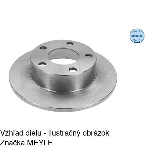 Brzdový kotúč S71-1003 /POLCAR/ - obr. 2