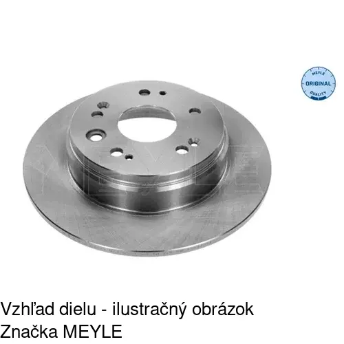 Brzdový kotúč S71-1145 /POLCAR/ - obr. 1