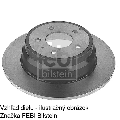 Brzdový kotúč POLCAR S71-1230