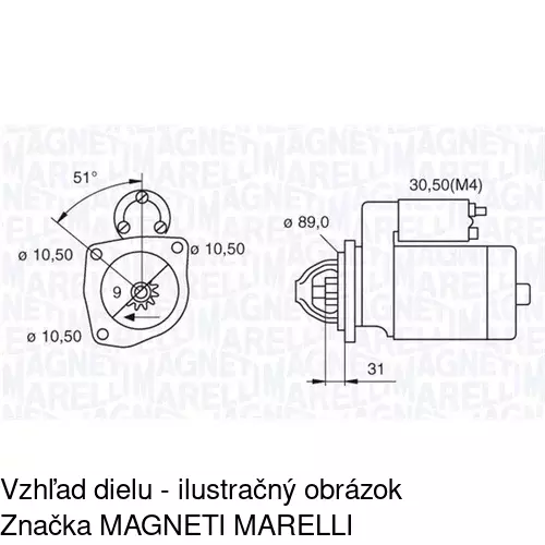 Brzdový kotúč POLCAR S71-1232