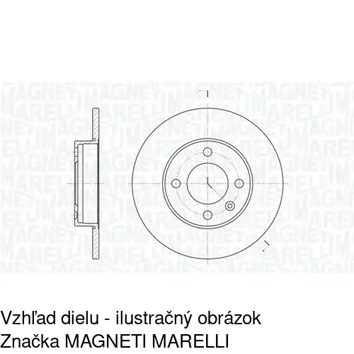 Brzdový kotúč S71-2029 /POLCAR/ - obr. 3