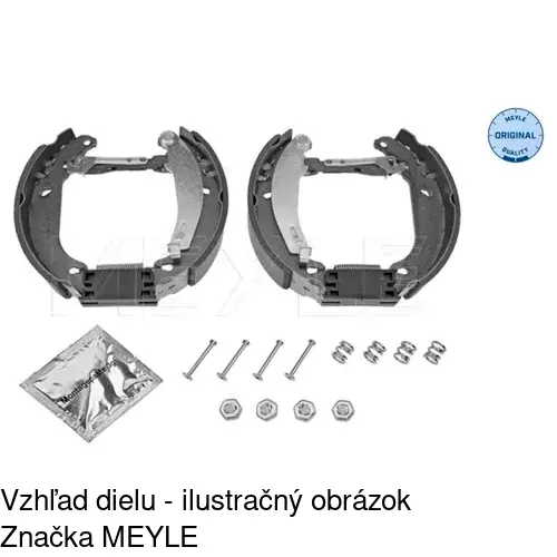 Brzdové čeľuste POLCAR S72-1010