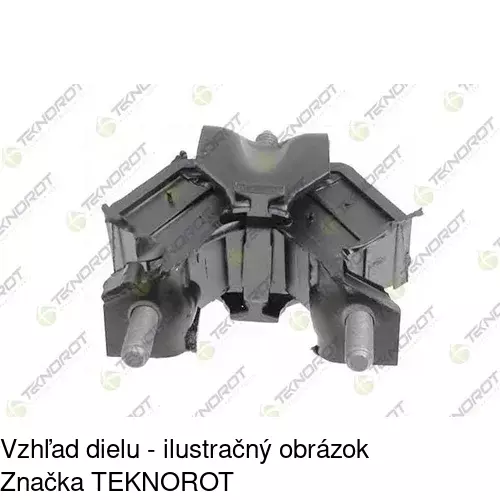 Silentblok motora SC-120 /POLCAR/ - obr. 2