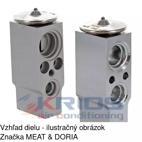 Expanzný ventil TSP0585053 /POLCAR/ - obr. 3