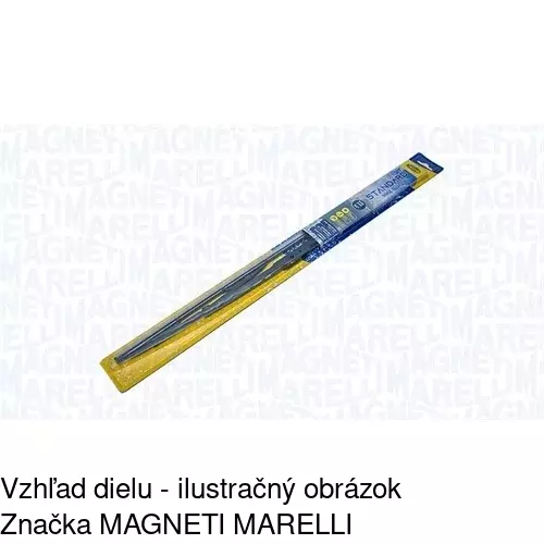 Lišta stieračov Twin (2 ks) POLCAR W2T8561SB